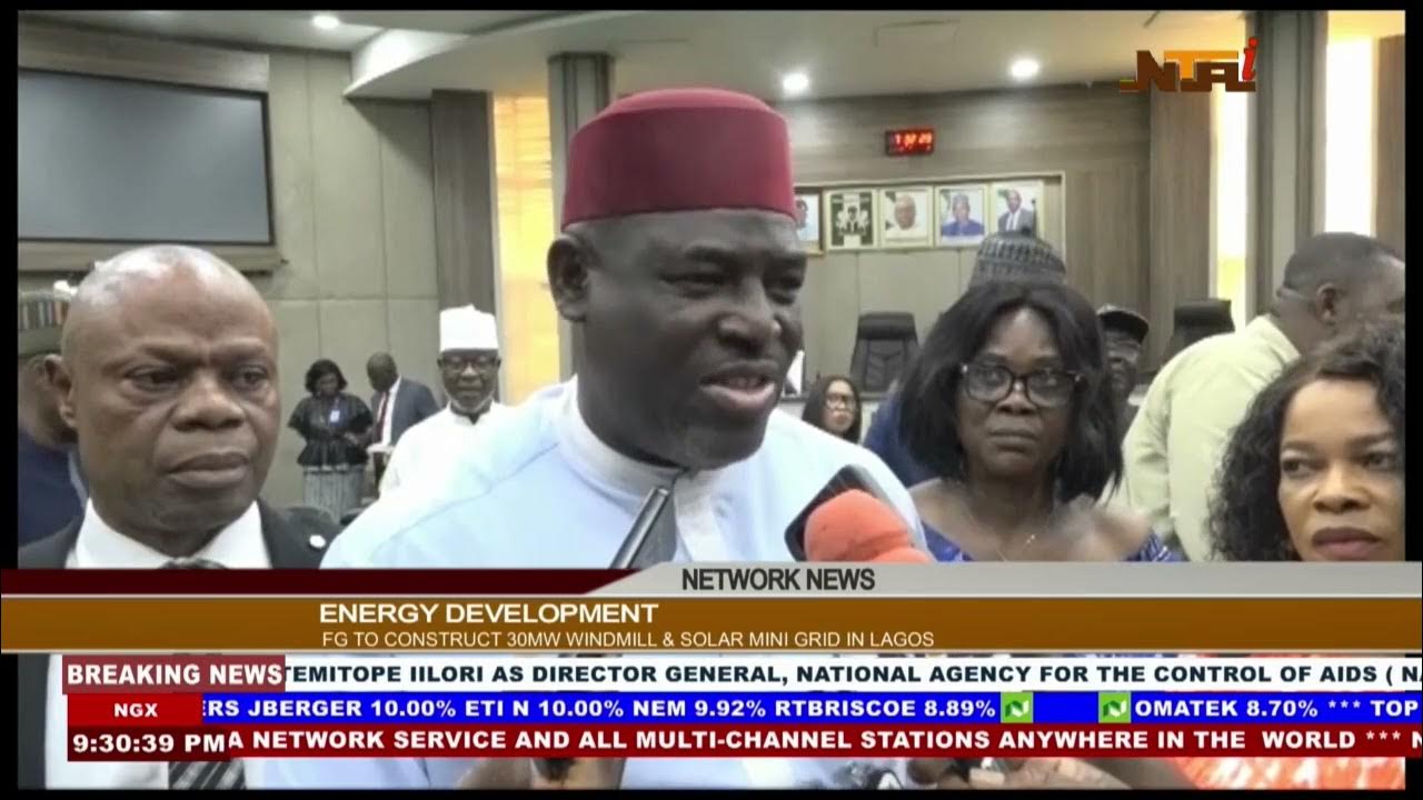FG To Construct 30MW WindMill $ Solar Mini Grid In Lagos | 14 March 2024 | NTA