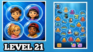 Bubble Match Connect Puzzle Level 21 Solution