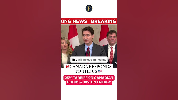 Canada’s Trudeau announces 25% counter tariffs on US goods! Breaking News!