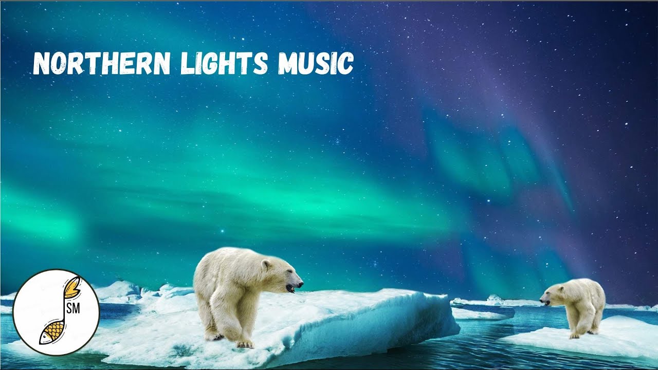 Relaxing and Calming Music of Northern Lights for Sleep and Work - YouTube