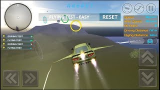 Flying Car Simulator : Gameplay | Unlocking New Car | Flying Test & Driving Test Completed ! screenshot 3