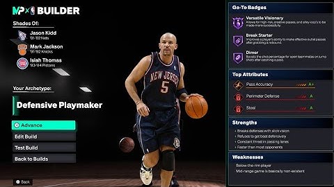 Prime Jason Kidd Build in NBA 2K26 – Best Defensive Playmaker PG
