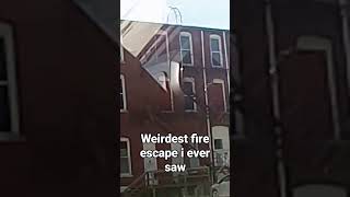 Weird fire escape😂