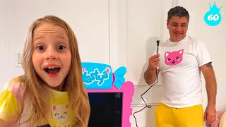 Nastya und Freunde Unterhaltung für Kinder zu Hause - 1 Stunde Zusammenstellungsvideo für Kinder