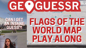 GeoGuessr Flags of the World Map (Play Along) - insane guess in the Caribbean?!