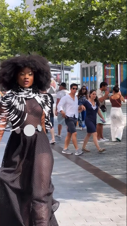 The streets were OBSESSED with this look ๐ #fashion African @Barbie