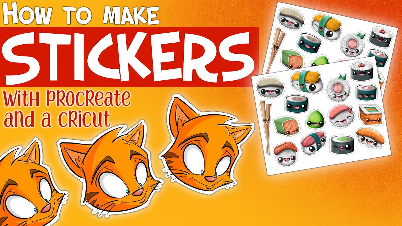 Online Creating Stickers with Procreate and Cricut Course · Creative Fabrica
