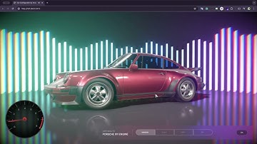 Threejs Car Configurator - Engine Sound Equalizer Graph