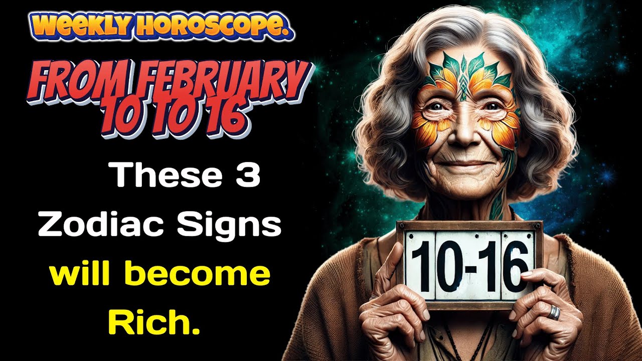 From February 10 to 16, these 3 Zodiac Signs will Rich. Weekly