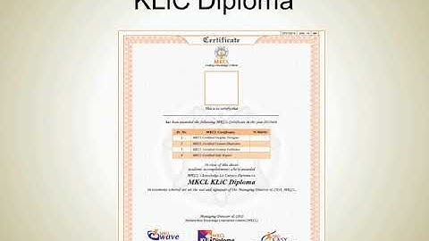 Part 5   KLiC Diploma