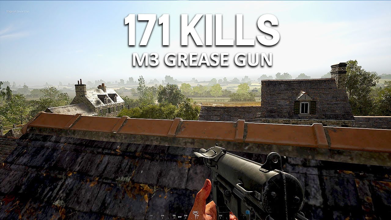 171 KILLS with GREASE GUN in 60 minutes - HELL LET LOOSE