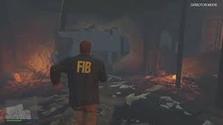 How to get inside the fib building GTA5 INCLUDES BURNT ROOMS