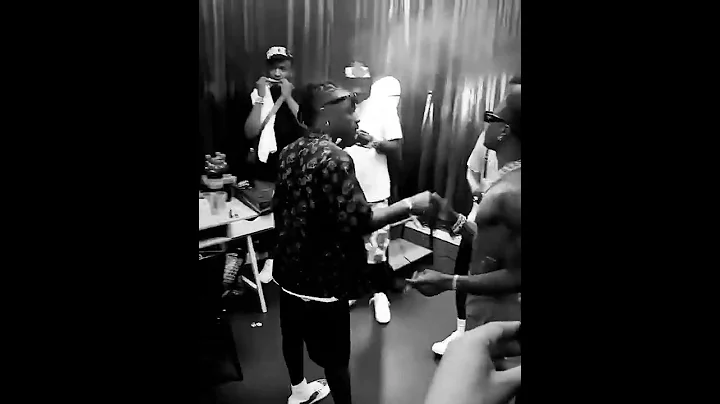 Wizkid x Naira Marley x Mayorkun backstage at Afro Nation!!!! 🇵🇹🦅 #Shorts