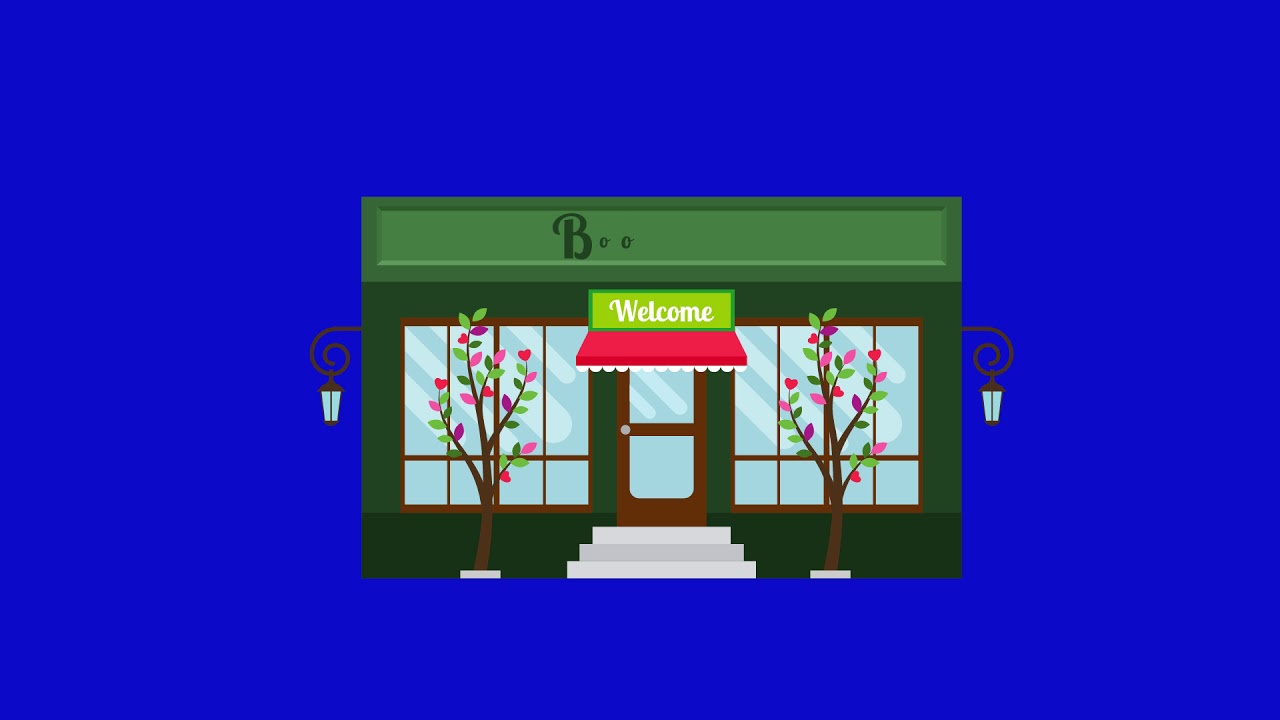 Abstract blue animation background bookStore. Download for free - YouTube
