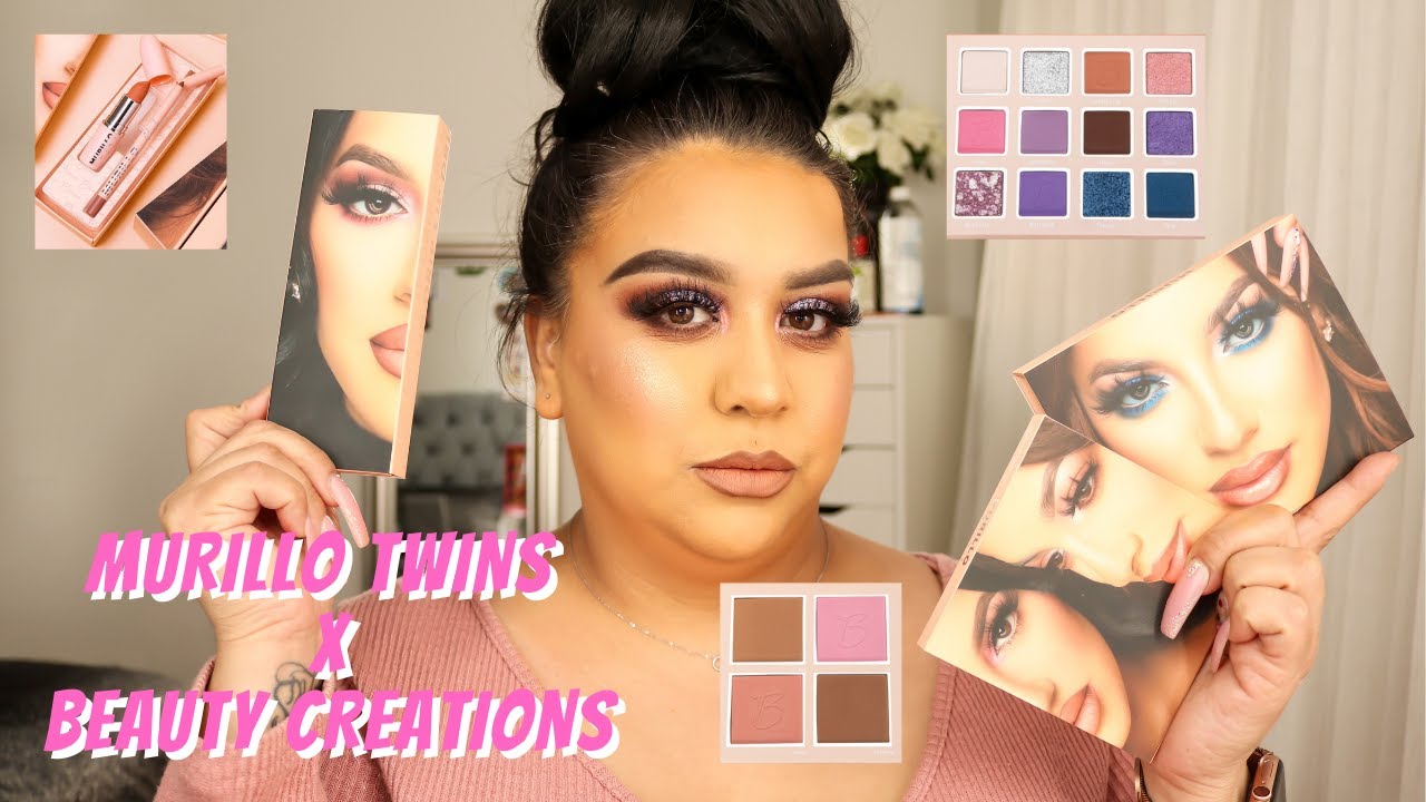 MURILLO TWINS x BEAUTY CREATIONS REVIEW CRYSTAL REYNOSO MAKEUP YouTube