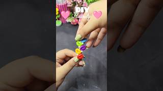 DIY hairclip ❤️🎀✨ #diy #craft #handmade #youtubeshorts #shorts