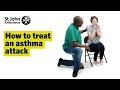 How to treat an asthma attack  first aid training  st john ambulance