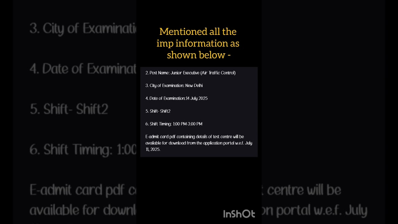 AAI ATC Exam Admit Card OUT?!