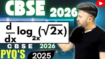 Q) If y = log…2x ( root 2x ) , find dy/dx #cbse2026 #maths #cbse #education #class12samacheer #maths