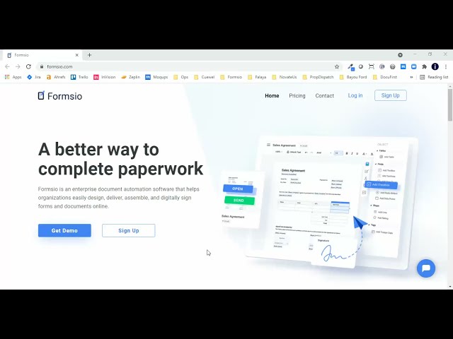 Formsio Demo [Creating Digital Documents for Your Business]