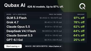 AI API prices today — Oct 5, 2026 | Up to 97% cheaper than OpenRouter