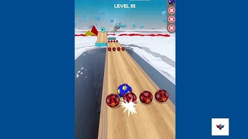 Why Going Balls Level 55 is NOT Easy #shorts #goingballs #gameplay #viralvideo #frolicsgames
