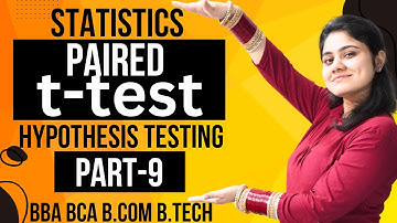 Introduction to Paired t-test|Hypothesis Testing|Statistics|BBA|BCA|B.COM|B.TECH|Dream Maths