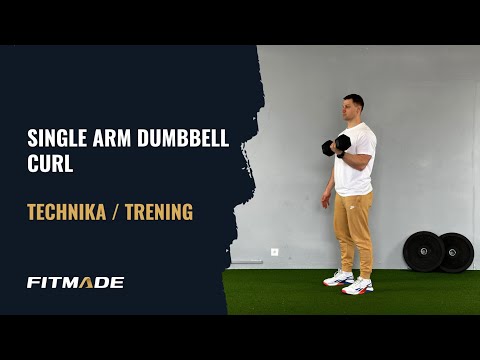 Miniatura filmu: Single arm dumbbell curl – technika