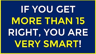 IF YOU GET MORE THAN 15 RIGHT, YOU ARE VERY SMART! #challenge 188