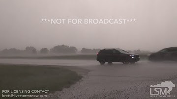 6-17-2017 Junction City, Ks Large hail, heavy rain, high winds Central Kansas shelf cloud lightning