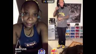 ⁣#21BB #Bigo throw up, line #DrVisa & kisses #Demi on neck and beats her with flowers