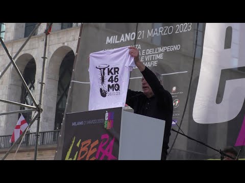 Giornata nazionale vittime mafie: il discorso di Don Luigi Ciotti (Libera) in piazza Duomo