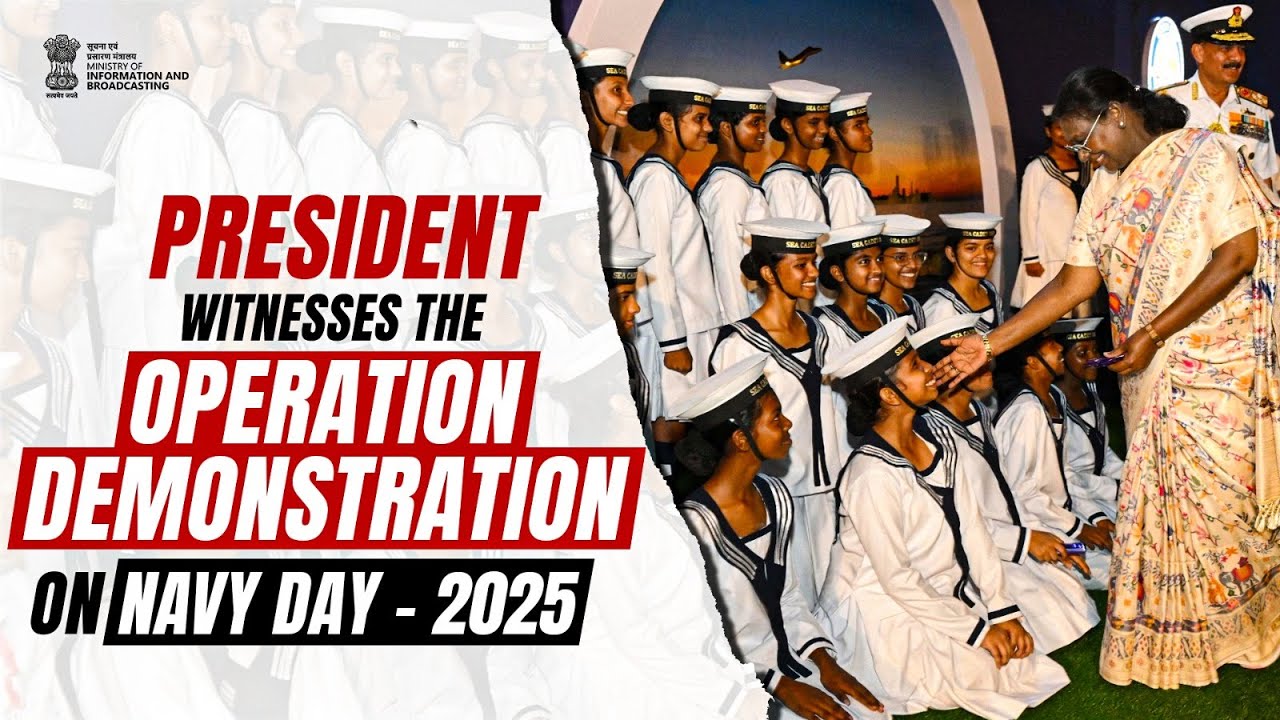 President witnesses the Operation Demonstration on Navy Day - 2025