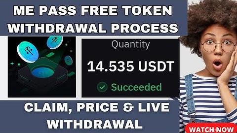 ME PASS: LIVE WITHDRAWAL OF MEC FREE TOKEN REWARD || HOW TO CLAIM & PRICE || MAKE MONEY ONLINE