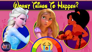 The Worst Things to Happen to Disney Princesses 😢
