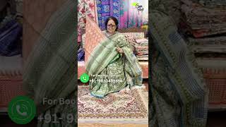 Block Printed Tussars &amp; Silks LIVE NOW!! GREEN HOUSE BOOKING NO 9830433334