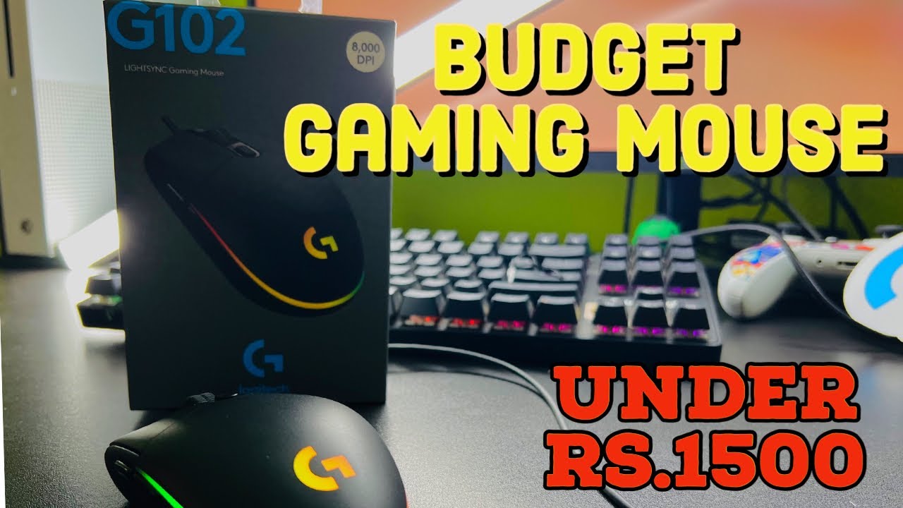 Logitech G102 Unboxing & Review Best Gaming Mouse Under 1500 YouTube