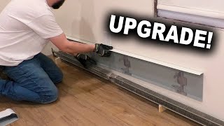 How to Install New Baseboard Heat Covers | No Cutting Pipes or Replacing Element!