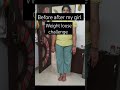 #music before after Result weight loose challenge started 5Th viral videos challenge