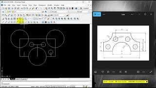 GARIS, LINGKARAN dan DIMENSI 2 TUTORIAL AUTOCAD 2D