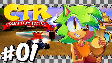 Crash Team Racing: Adventure Mode (PS1) | Part 1 | 100% & BLIND