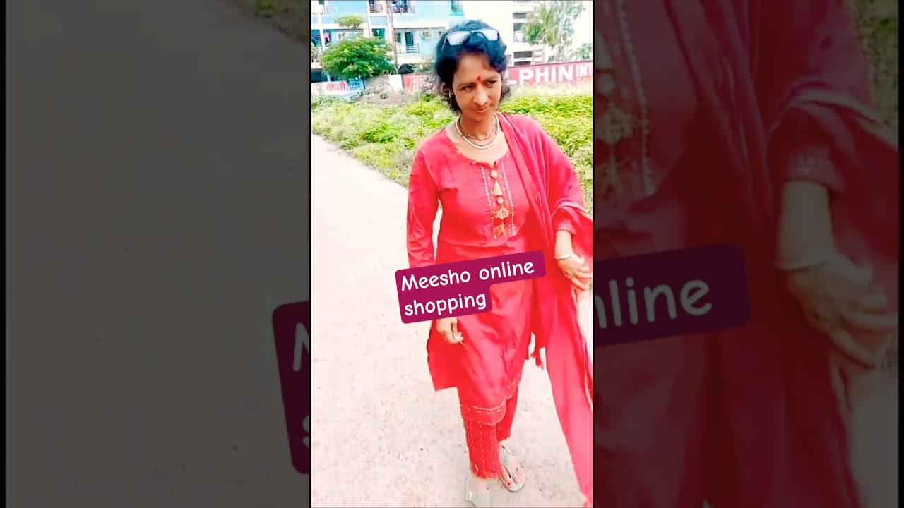 red kurta bottom with dupatta@meeshoapp 