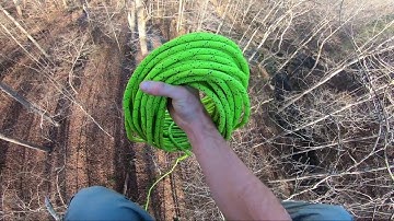 Tree Camping - CAMPING OVER 100 FEET UP!!! (4K)