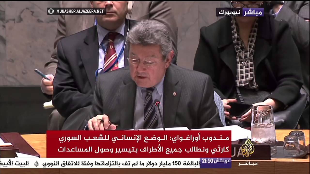 مندوب أوروغواي : النظام السوري سيحاكم على جرائمه عاجلا أو آجلا