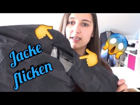 Lifehack Jacke reparieren Jacke flicken Jacke gerissen Kleidung flicken