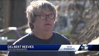 Arkansas man rescues neighbors when tornado hits