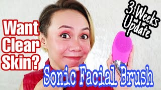 Sonic Facial Brush Update after 3 weeks of use