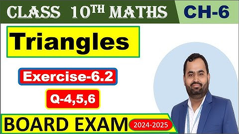 Class 10th Chapter 6 Triangles  Exercise 6.2 New Book PSEB CBSE 2023-2024 Part 2