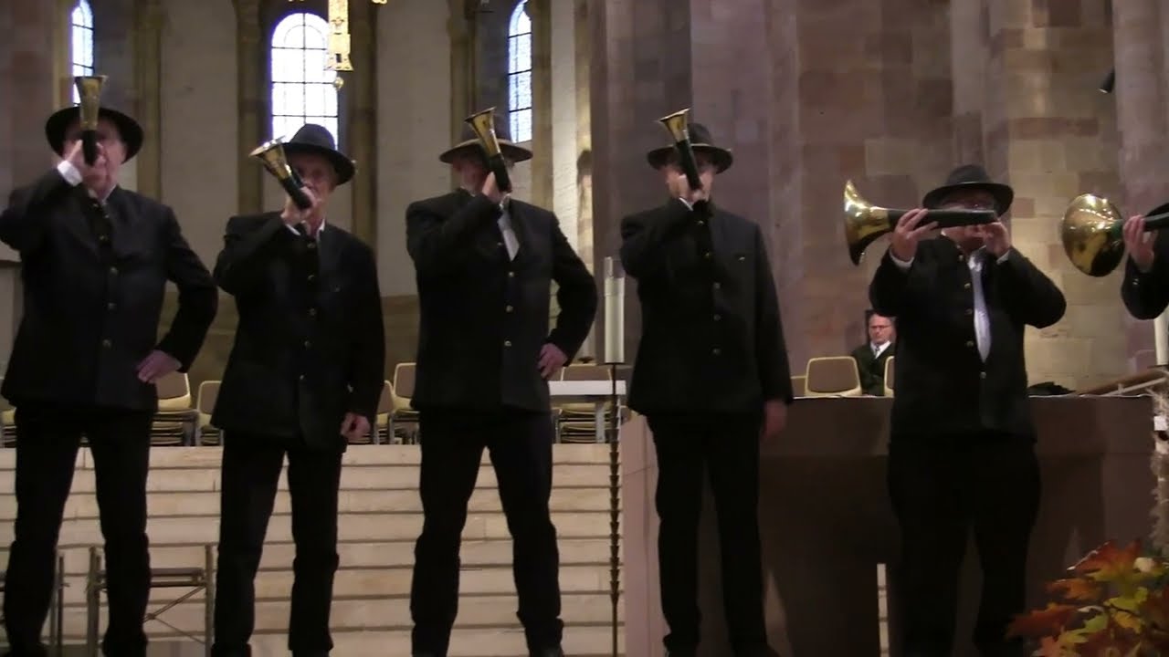 Großer Hörnerklang im Dom Speyer