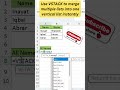 Use VSTACK to merge multiple lists into one vertical list instantly #ExcelTips #VSTACK #ExcelFormula